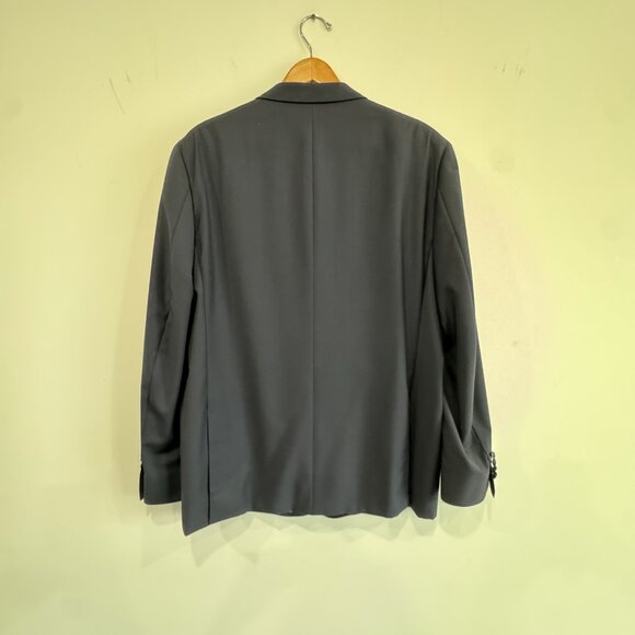 Italian Bartorelli Napoli Black satin Lapels Wool Formal Tuxedo Jacket,  Size 58 - Picture 4 of 17